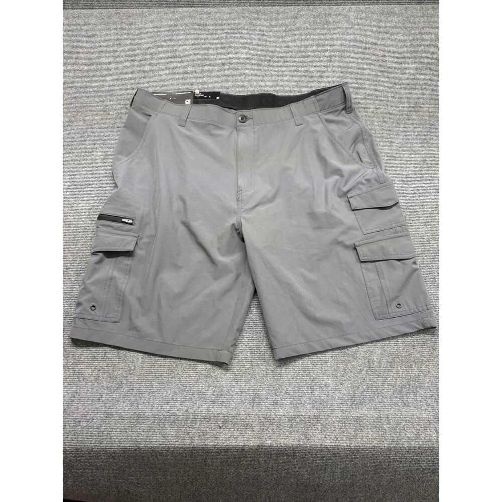 Iron Co Cargo Shorts Men’s Size 40 Gray Cargos Stretch Tech NWT